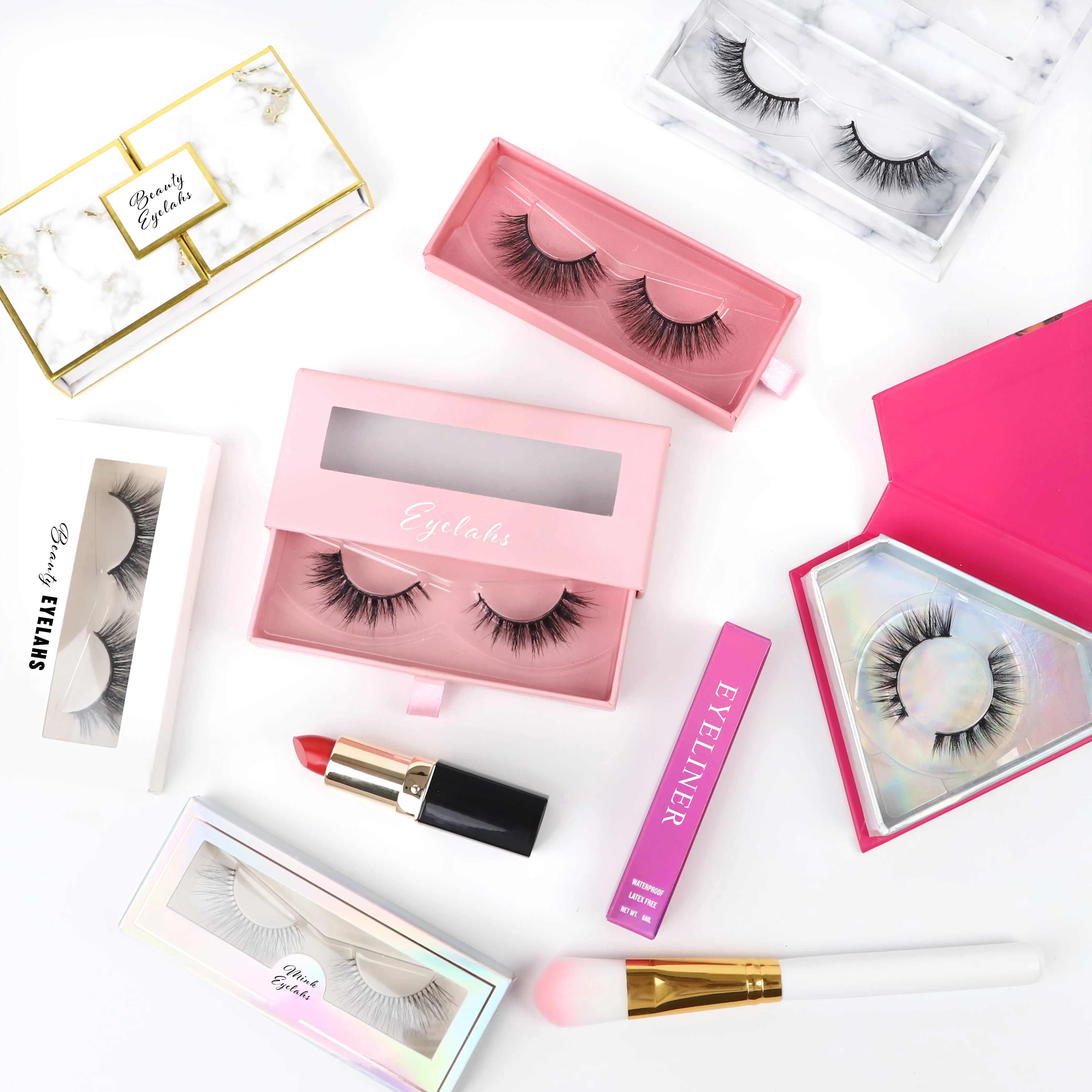 

Wholesale Cheap Luxury 3d 25mm Mink Lashes Private Label Wispy Mink Lashes