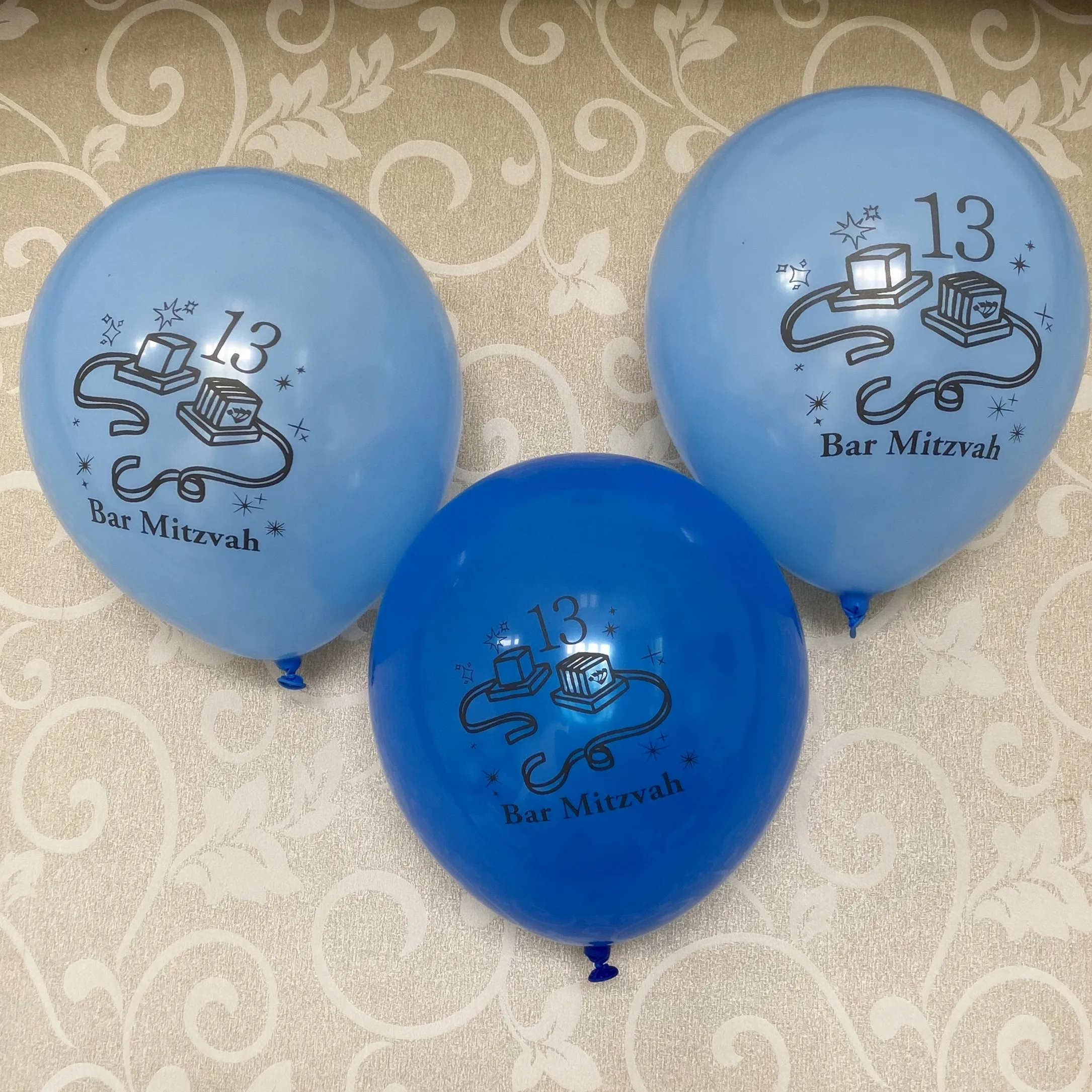

Bar Mitzvah balloon Sample Jewish 13th party decorations