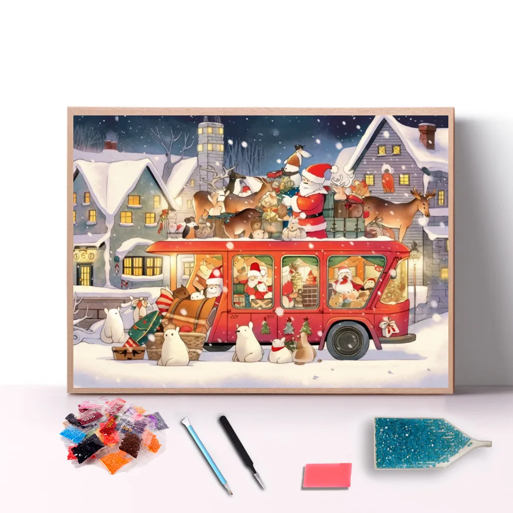 MLDP-003  Wholesale 5D Diy Custom Home Wall Decoration Art Christmas Diamond Painting