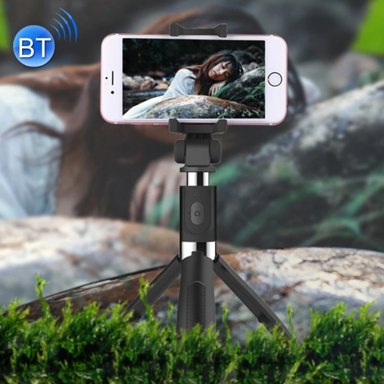 

2 in 1 Foldable BT Shutter Remote Selfie Stick Tripod for Smartphones