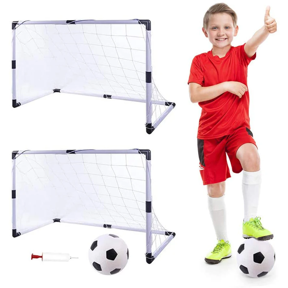 

Custom size Practice pvc toy plastic football Target soccer goal Nets for kids Sale, White