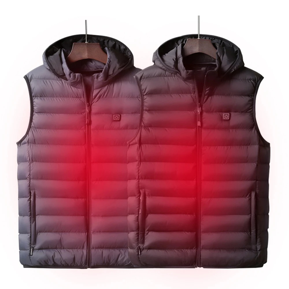 

5V USB Rechargeable Battery Charging Women Heated Vest Jacket with Pockets