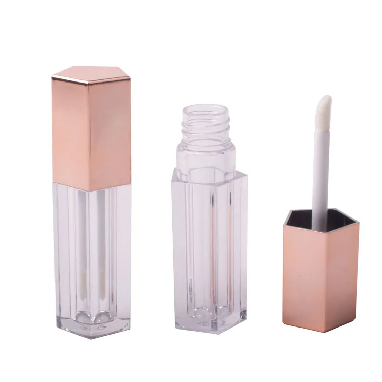 pentagon lip gloss containers