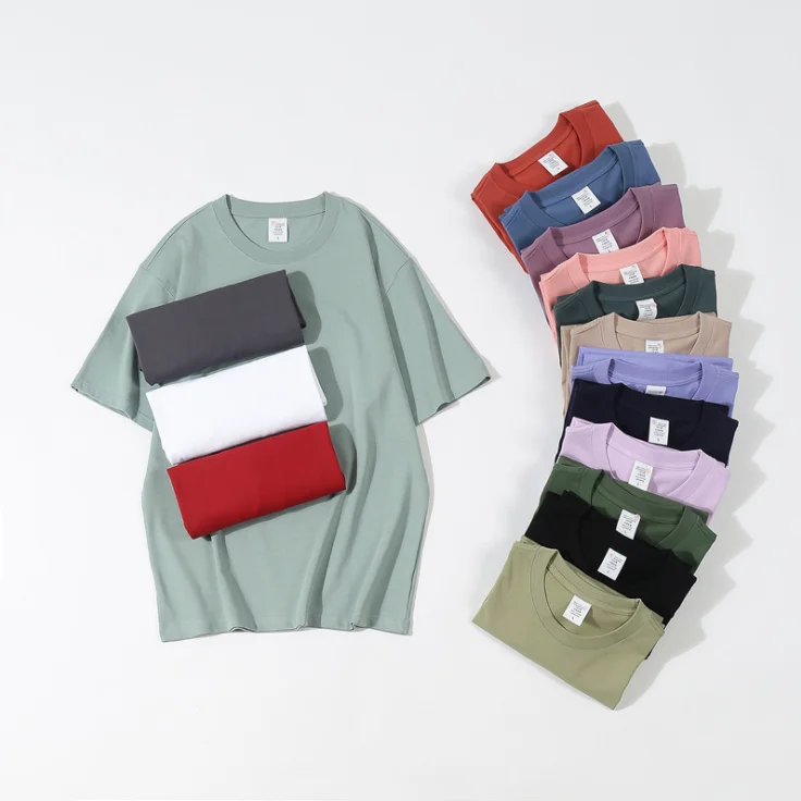 

100%cotton 200g pure color comfort T-shirt colors t-shirts custom logo T t-shirts for company, 35 colors
