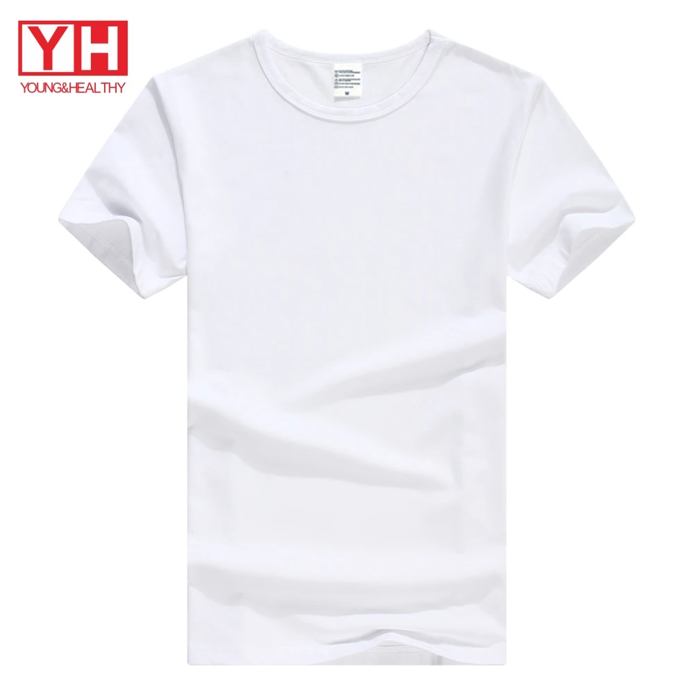 

Top Quality Summer Short Sleeve Crew Neck Custom Embroidery Blank White Modal T-Shirt