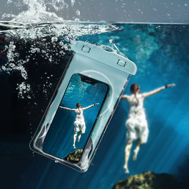 

Waterproof Phone Pouch/Case Floating Waterproof Cell Phone Pouch Universal ABS+PVC Clear Water Proof Dry Beach Bag for Phone, Duck, bear, alpaca, sloth