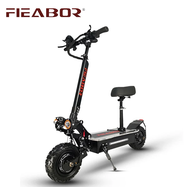 

Factory Price Super Power 60V 26ah Electric Scooter 3200W Dual Motors Folding Standing Adult Scooter with Seat