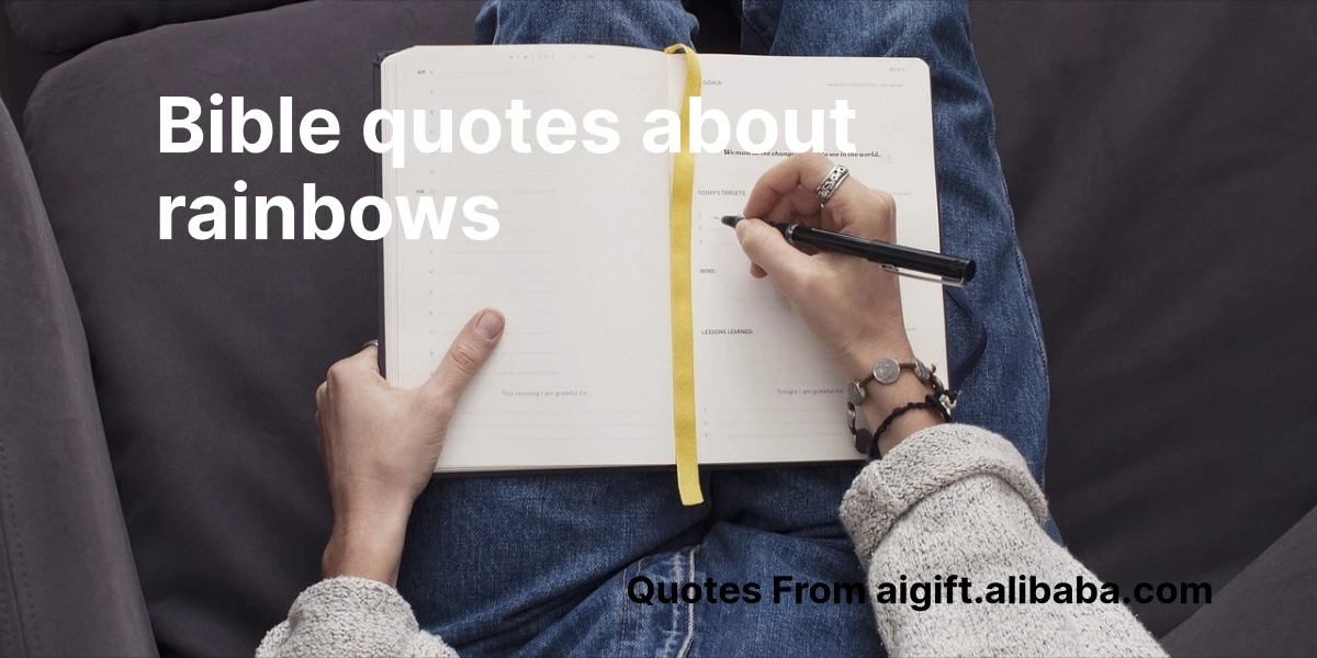 bible quotes about rainbows
