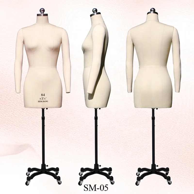 Asian Ladies Professional Dress Form Tailoring Mannequin With Collapsible Shoulders & both hands for dressmaking and fitting