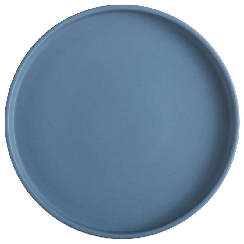 

Morandi ceramic disc Nordic ins plate creative Western dish household steak plate net red tableware