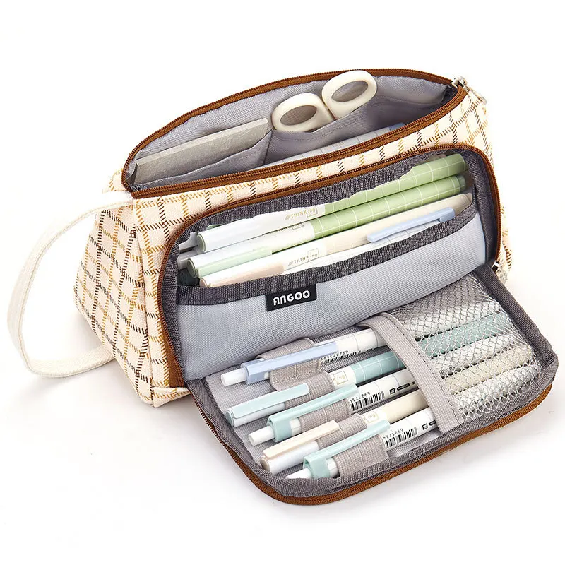 High Quality Stationery School Supplier Canvas Pencil Pouch Bag Buy