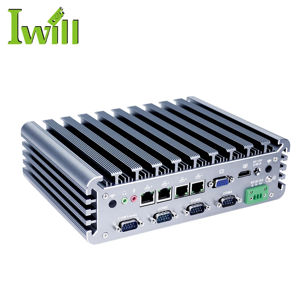 

Industrial VPN router IBOX-302 i3 6100U fanless pfsense firewall barebone mini pc with 4 gigabit lan