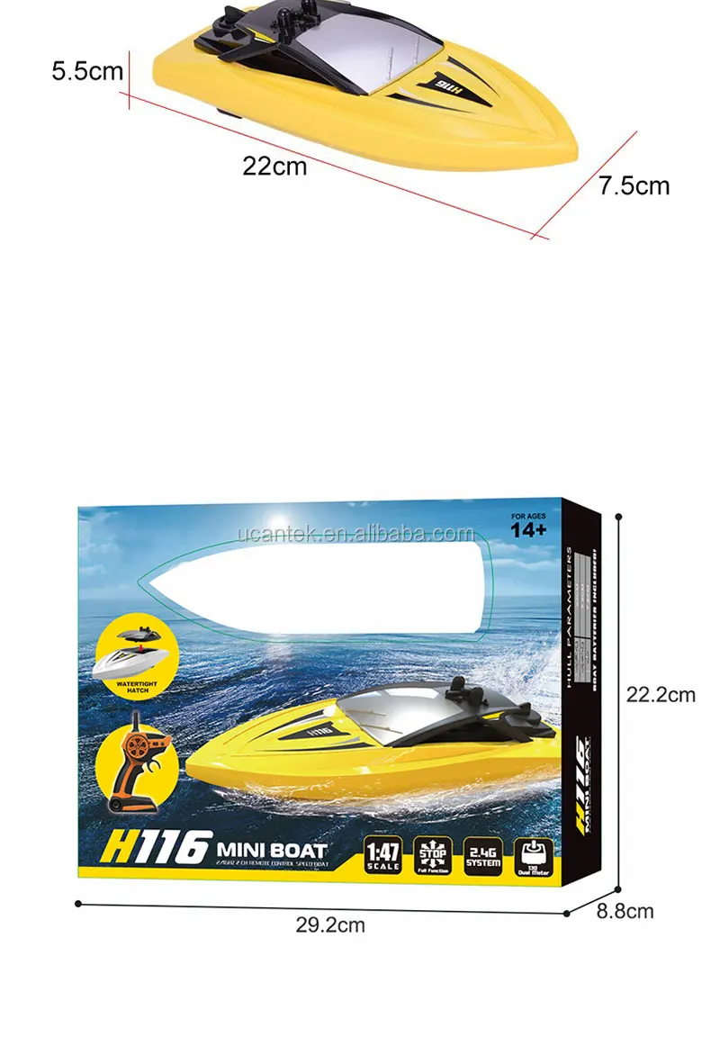 h116 mini boat