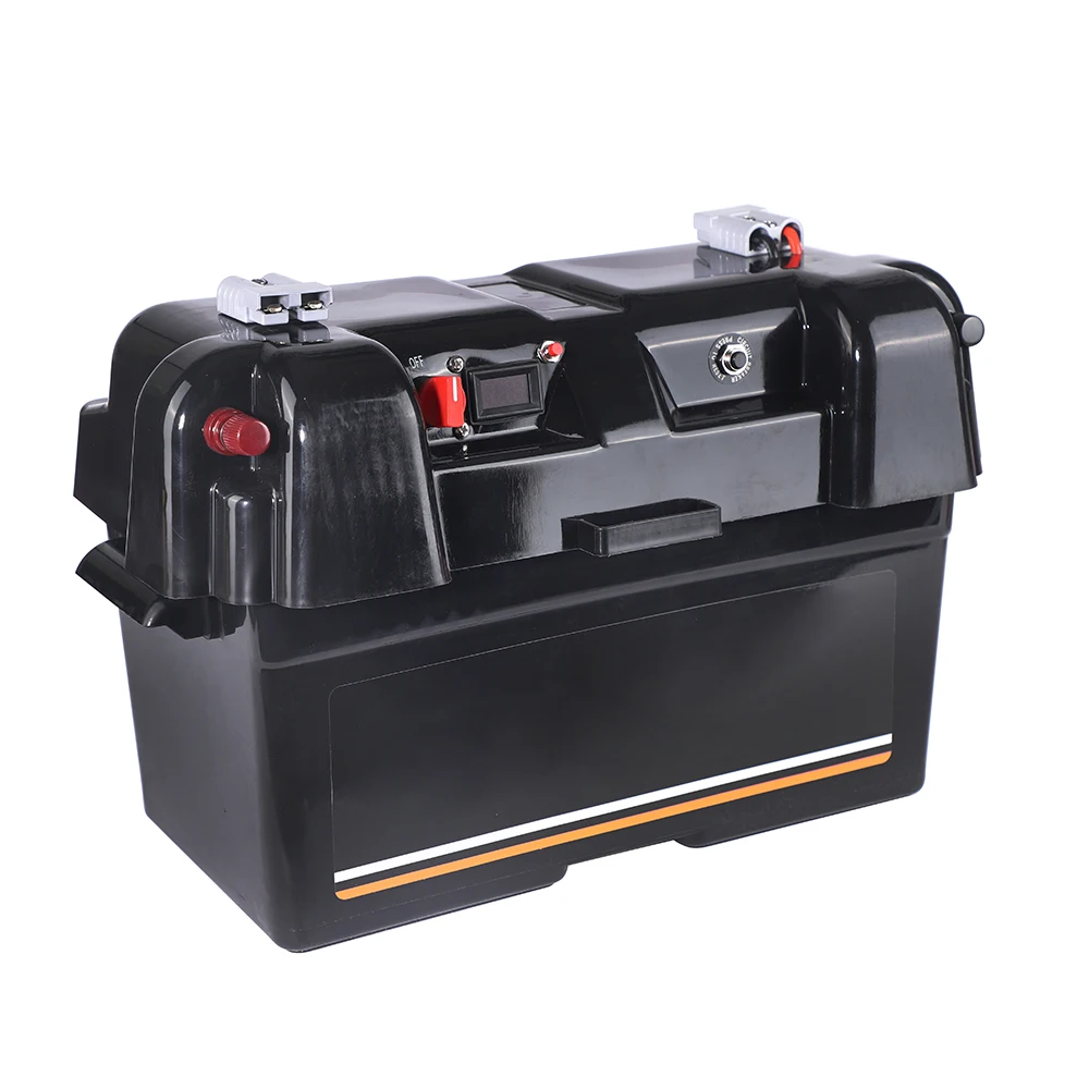 Outdoor Plastic Waterproof 12v Battery Box Camping Adventure Car