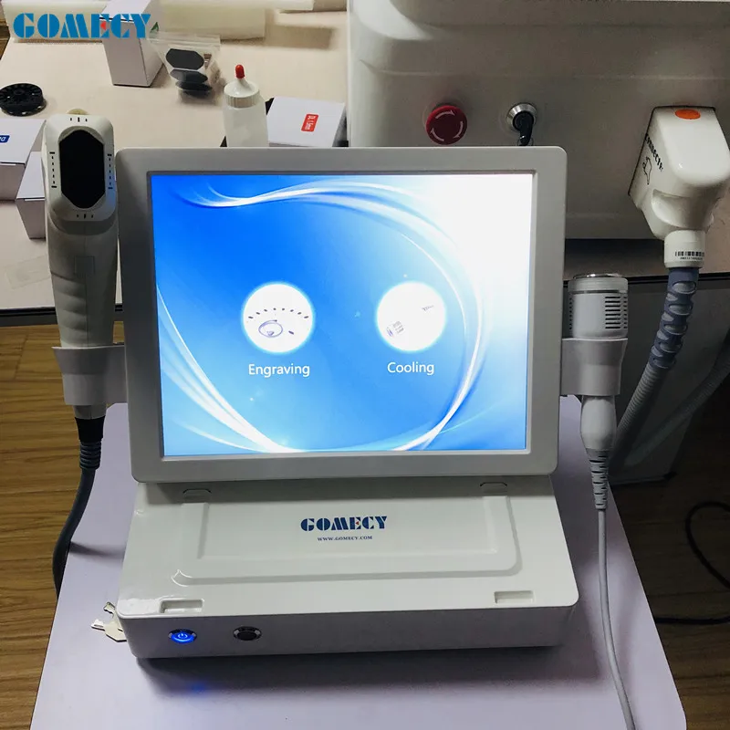 

HIFU with ice cooling cold hammer for after treatment use 4d 3d hifu machine