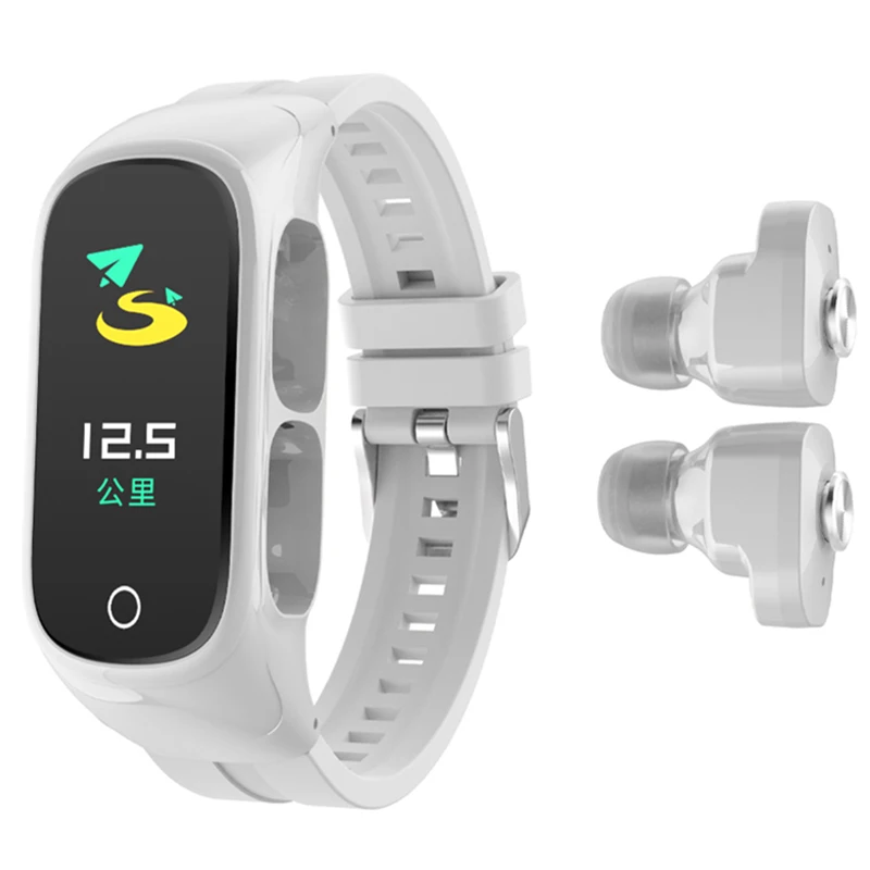 

Call Message Reminder Sport Bracelet Band Music Control Remote Camera Silica Gel Smart Watch N8 With Headset