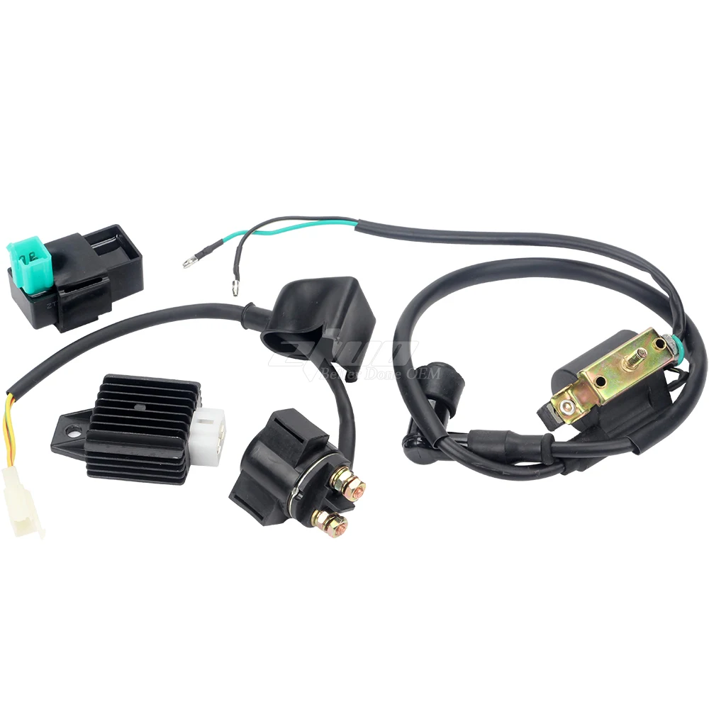 New CDI Box Ignition Coil Solenoid Relay Voltage Regulator for ATV 50cc 70cc 90cc 110cc 125cc Chinese ATV Dirt Bike and Go Kart BH-MOTOR New CDI Box Ignition Coil Solenoid Relay Voltage Regulator for ATV 50cc 70cc 90cc 110cc 125cc Chinese ATV Dirt Bike and Go Kart BH-MOTOR