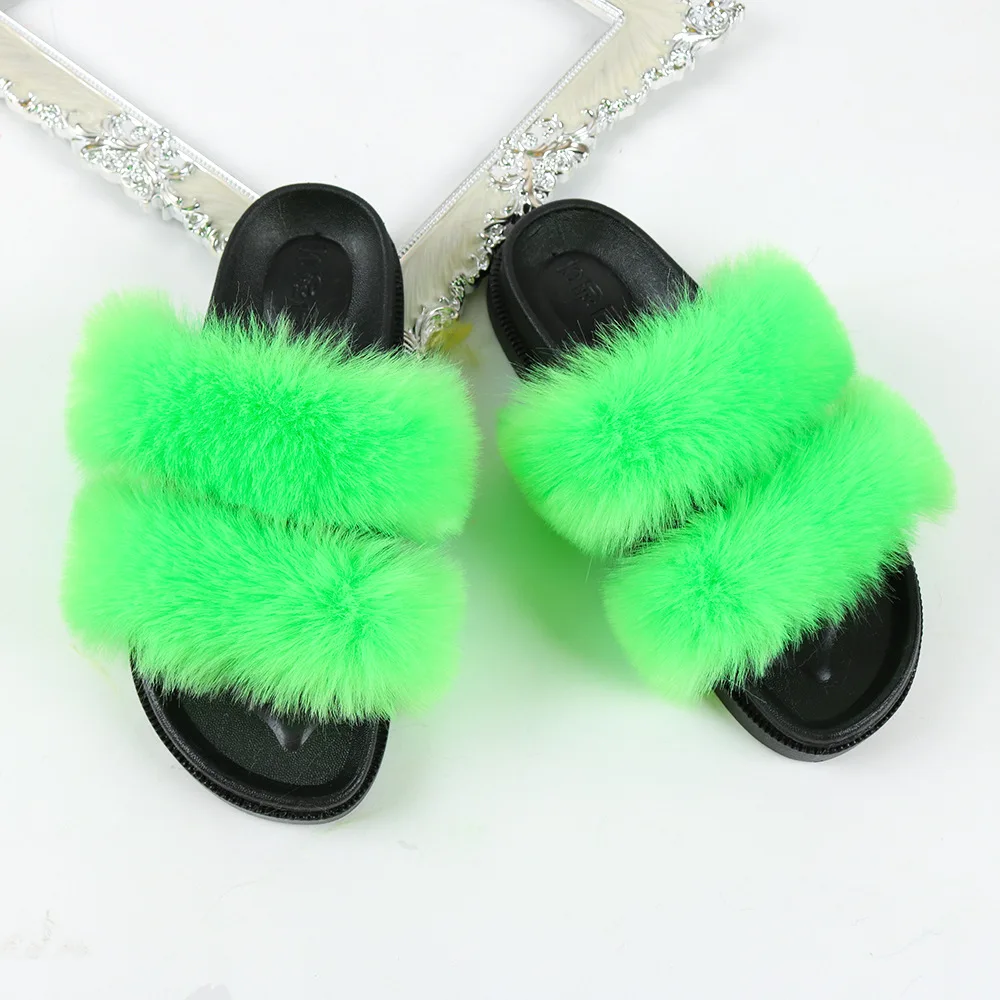 

Popular New Style Fluffy Slippers Cheap Shipping Hot Selling Classical Fluffy Slippers, As picture