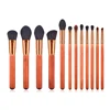 Miyaup high tech red wood handle makeup brush 12 pcs makeup powder brush tools newest beauty accessories blusher brush