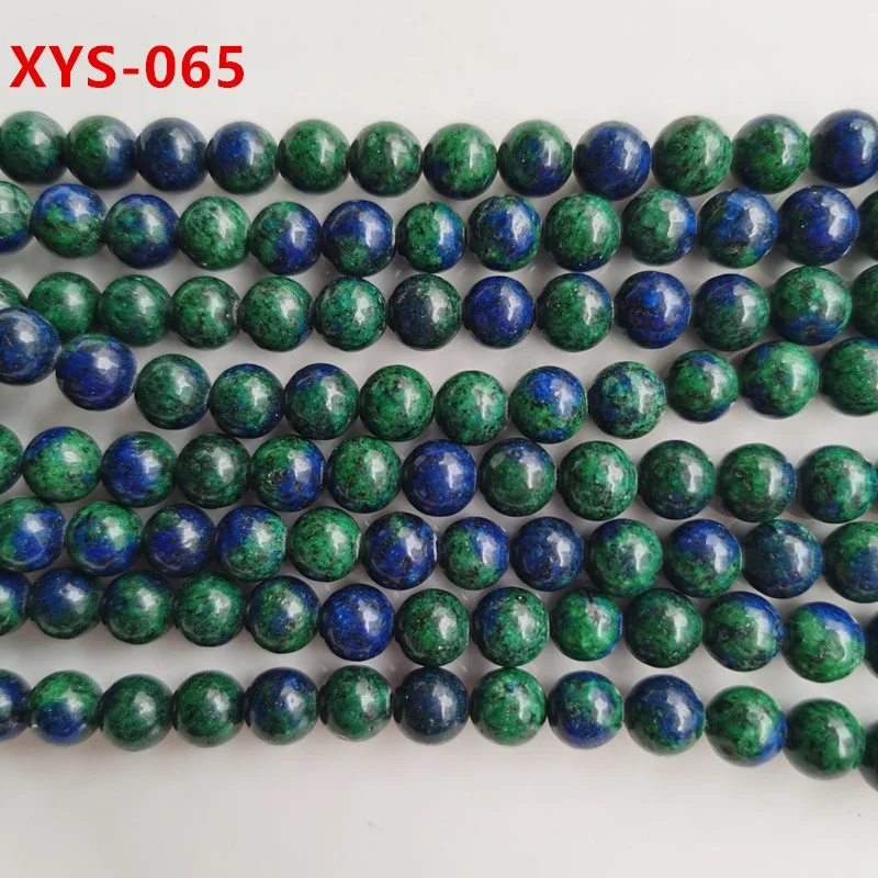 

chrysocolla lapis azuite natural semi precious stone beads strand, Colorful