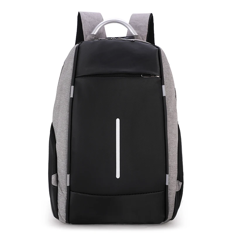 

Wholesale High Quality USB Backpack, Hot Sale Custom Back pack,Fashion Oxford Backpack Bag, Black/blue/grey