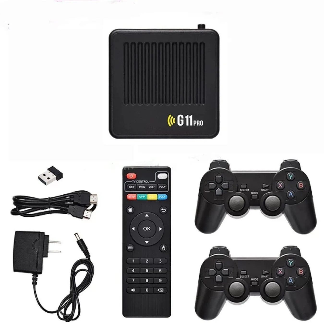 

2023 Best selling G11 pro 4k retro Game Box Video Games Console 30000 42000 60000 games Built in dual band wifi