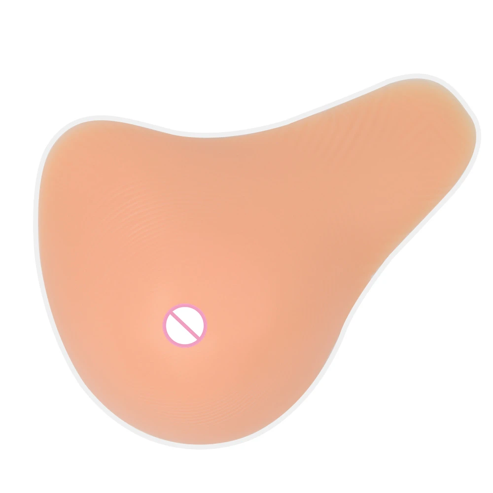 

Lengthened surgical silicone breast prosthesis full underarm cut to make up fake breasts breathable and sweaty fake boobs, Natural