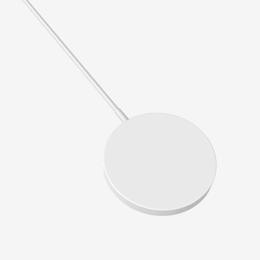 

New magnetic wireless charger 15w quick charging metal alloy charger Wholesale Wireless Charger for iphone 12, White, oem customized