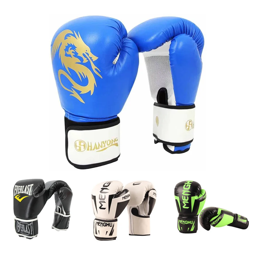 

High Quality Wholesale Pu Leather Kids Custom Training Boxing Gloves, 7 colors