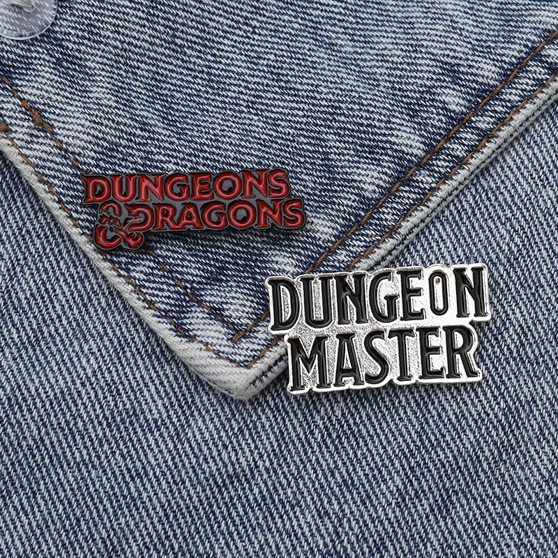 

Hot Game Dungeons and Dragons Pins for Fans Decoration, As picture