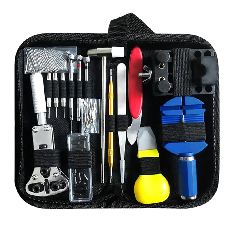 

Lianmi 147pcs Portable Watch Repair Tools Kit Set,DIY Repair Watch Tool Kit, Multi colors/as the picture shows