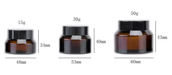 5g 10g 15g 20g 30g 50g 100g cream glass jar for glass cosmetic jar with lid