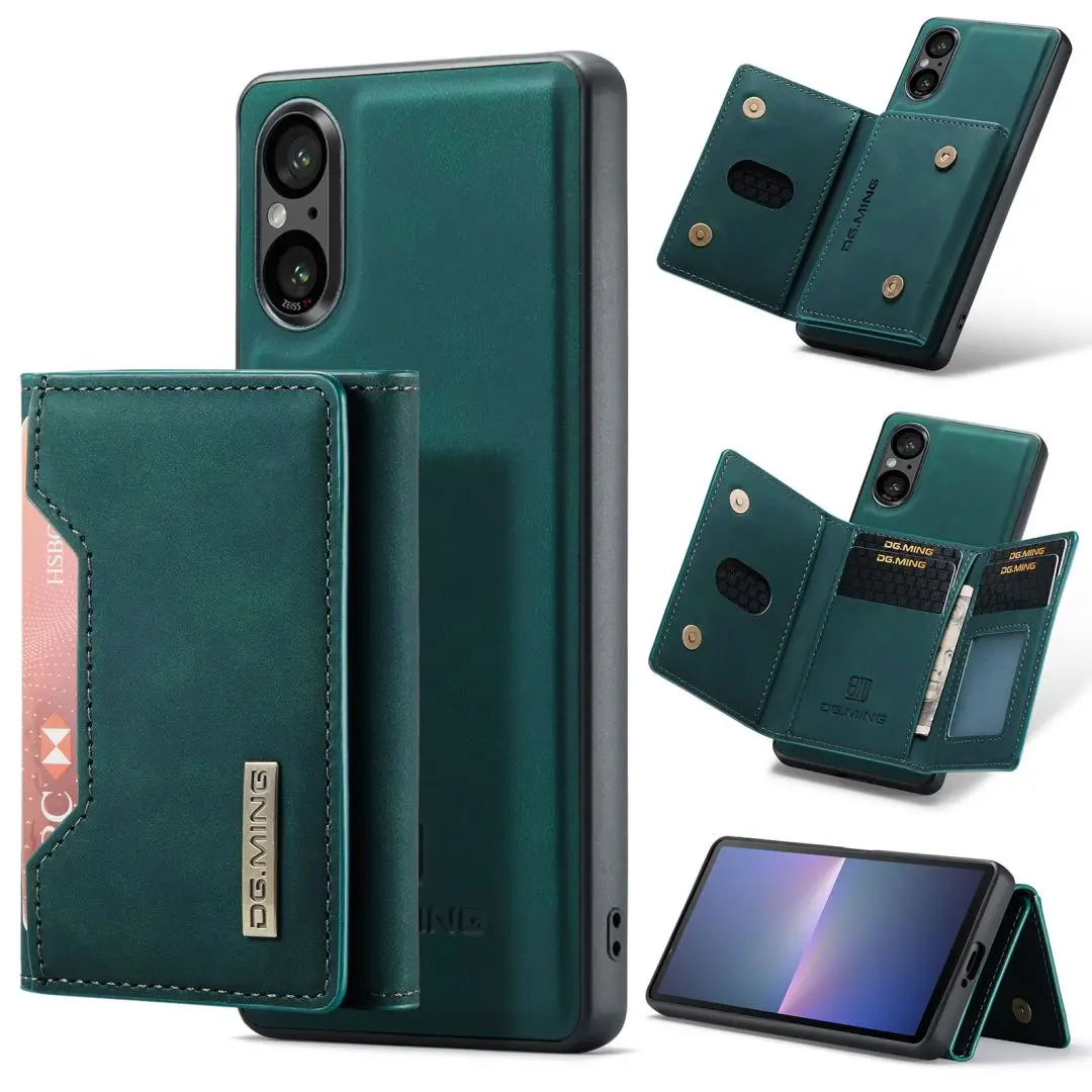 

Luxury Magnetic Card Holder Wallet PU Leather Mobile Cell Case For Sony Xperia 5v 10v 1v For Huawei P50 Pro Phone Cover
