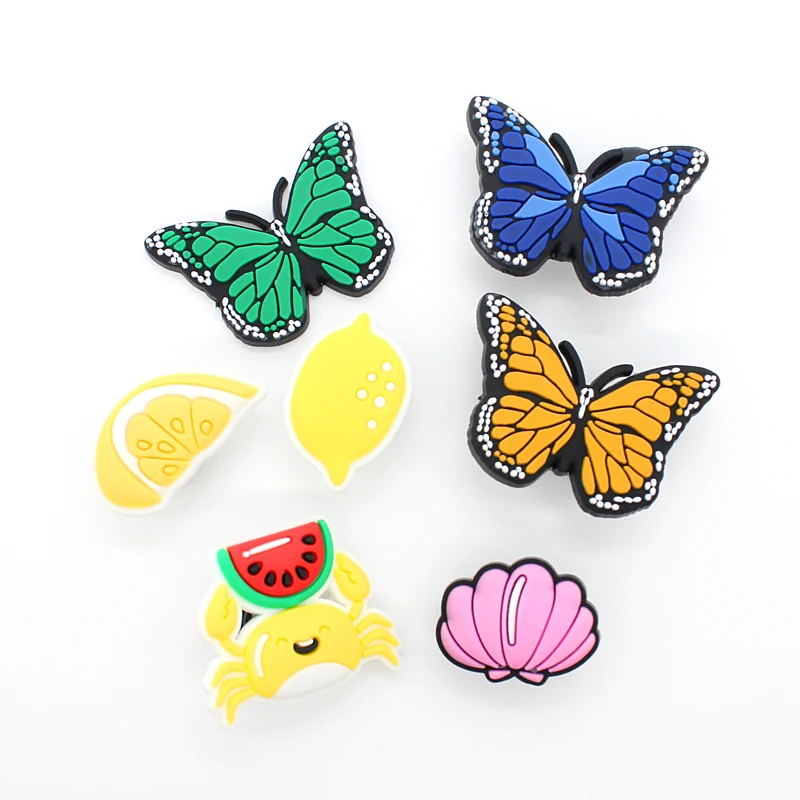 

Cute shape popular design PVC cartoon shoe charm food croc charms and charm croc cartoons