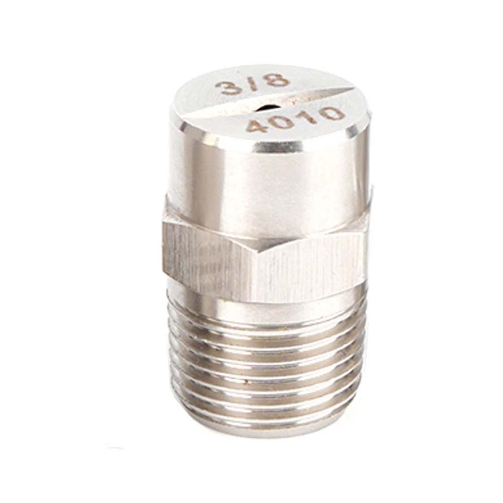 3/8 BSPT/NPT 65/80/95/110 Degree H-U Ve EJet Nozzle V Jet SS304 Flat Fan Spray Nozzle