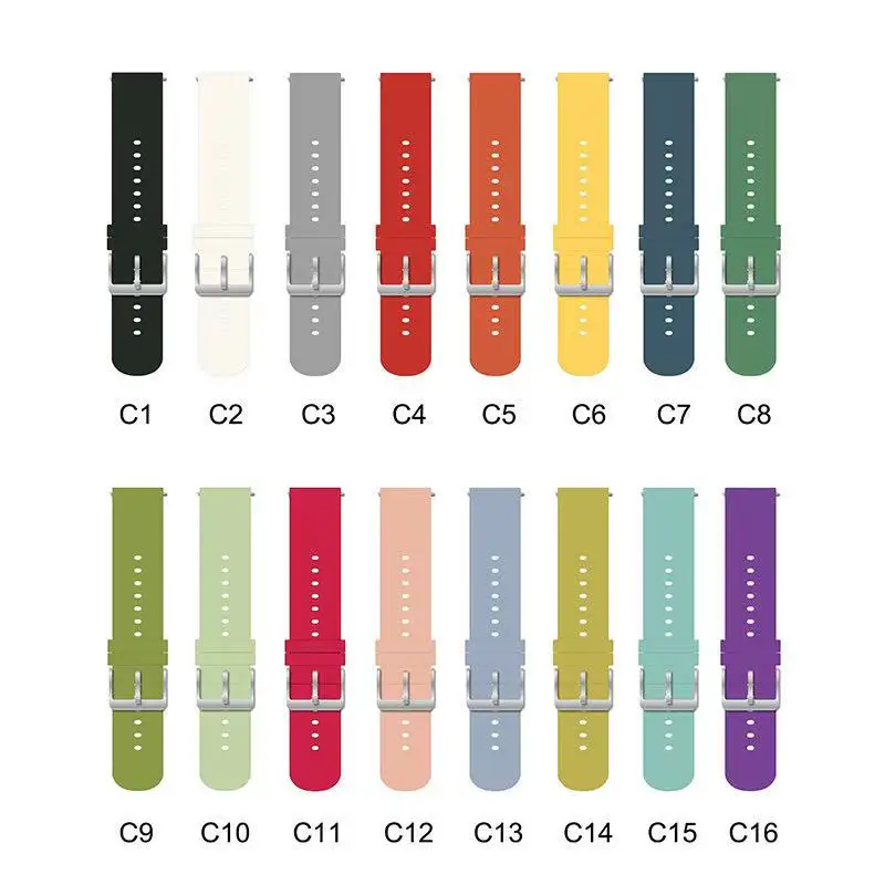 

20mm Replacement Bulk Watch Strap with Quick Release Pin For Smartwatch P8 P22 P85 P9 smartwatch