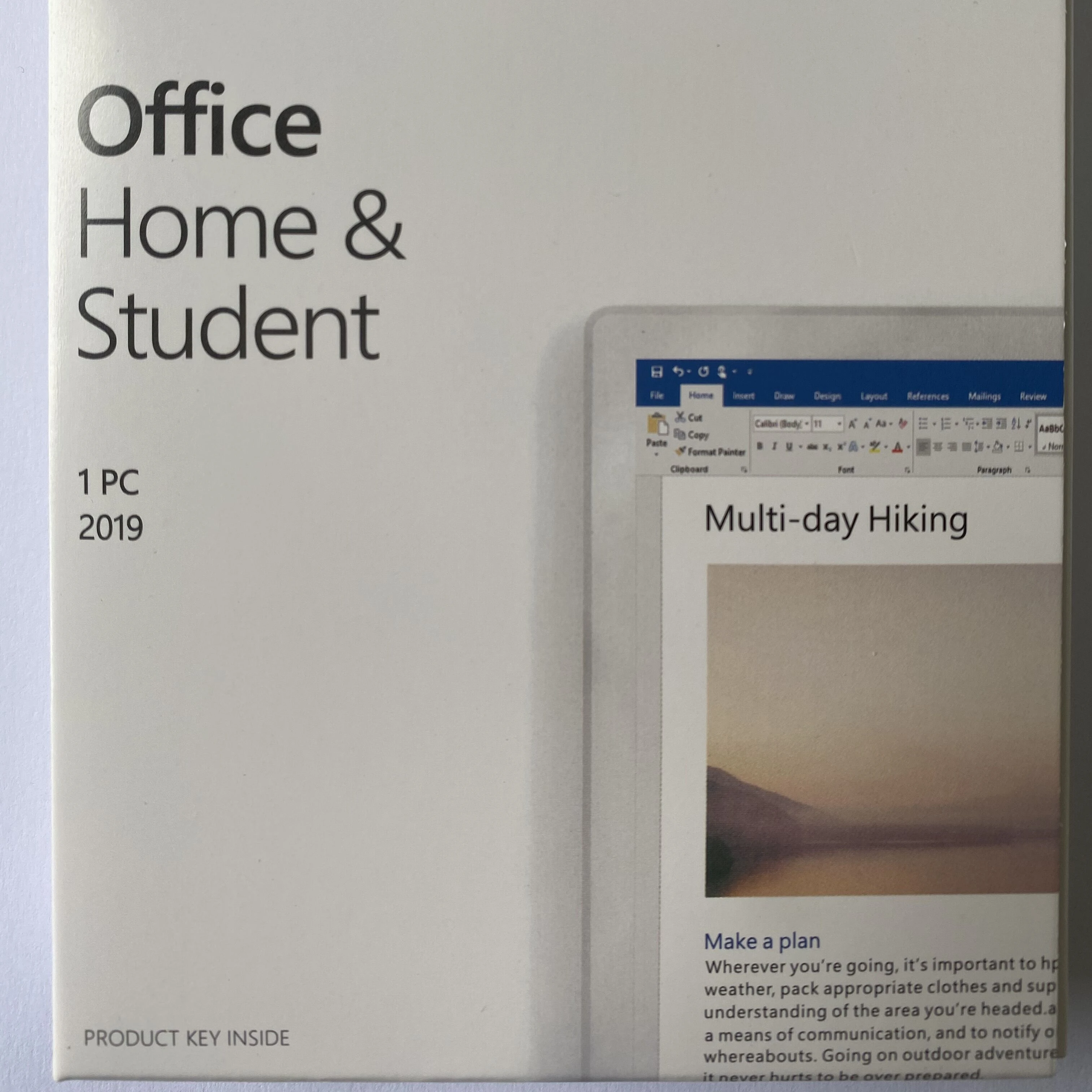 

Office 2019 Home and Student - box pack - 1 PC-(DHL/Fedex Free Ship)