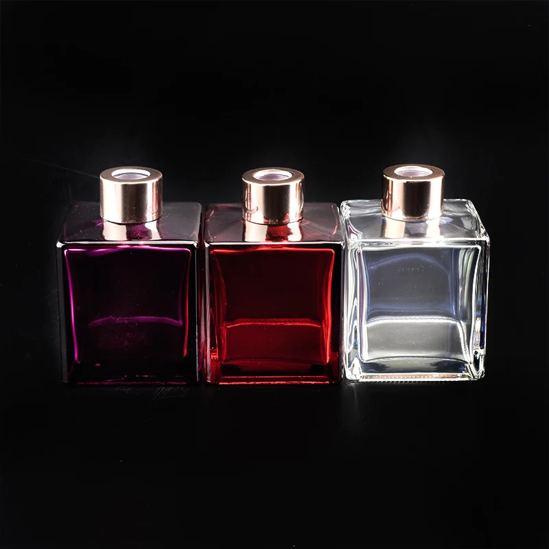 square glass diffuser bottle