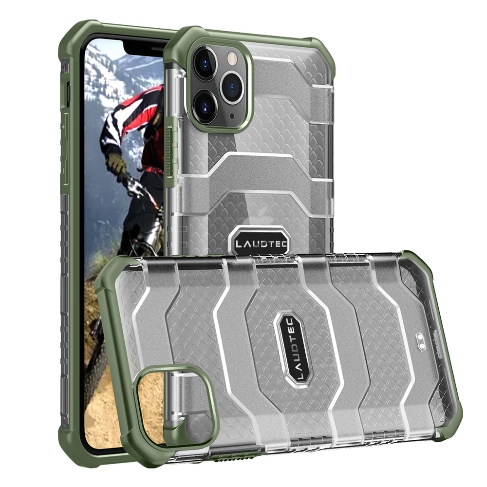 

Armor Hard Case Cover for iPhone 11 Anti Shock TPU PC Clear Back New Product Phone Case, Black,blue,red,green