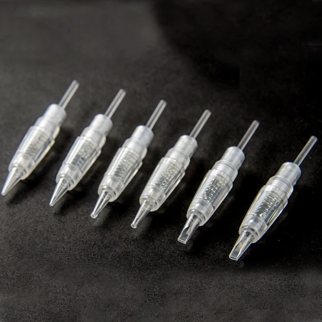 

Disposable Eyebrow Tattoo Needles Screw Microblading Cartridge Needles for PMU Permanent Makeup Machine, As picture