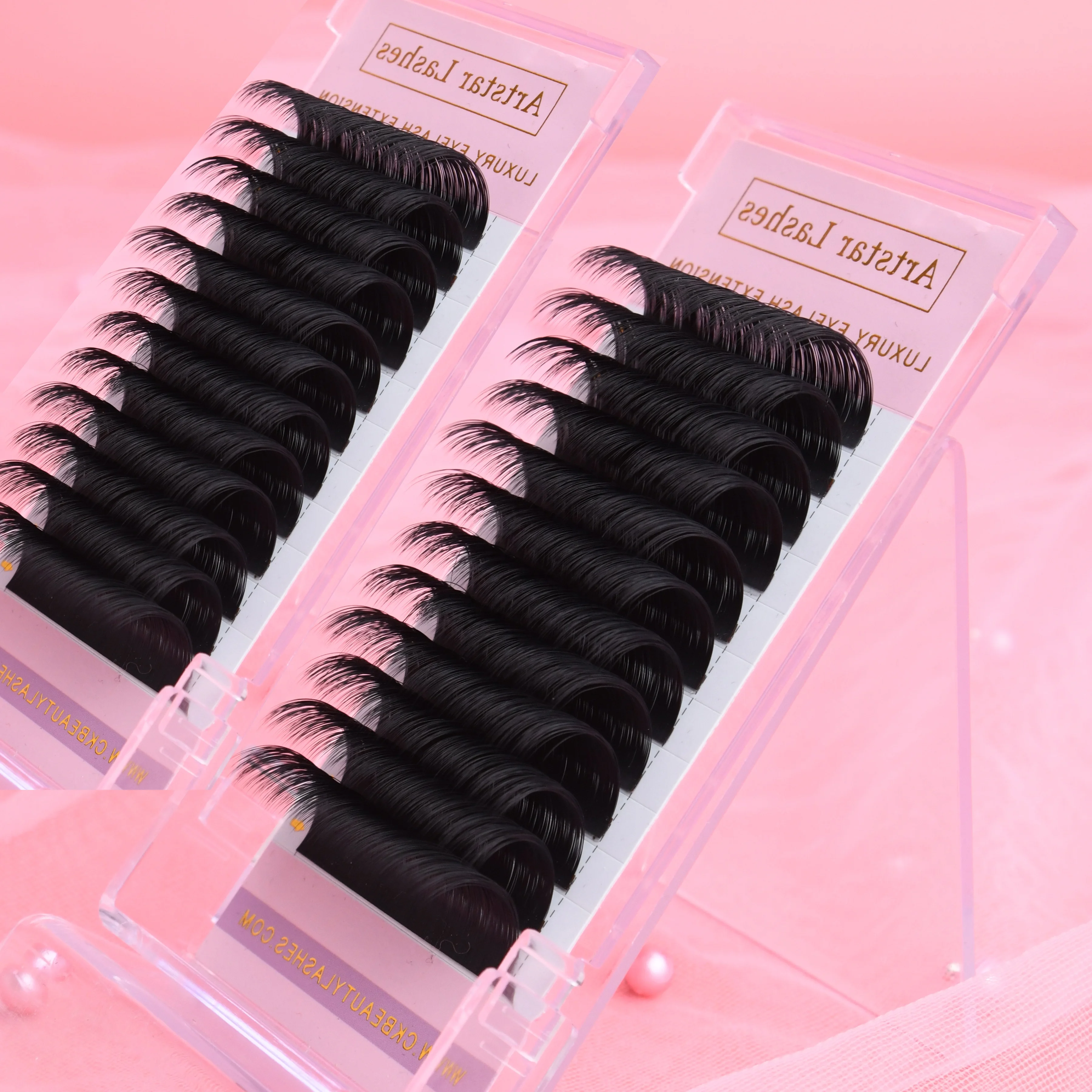 

Korean pbt fiber individual mega lashextensions trays classic eyelash extension trays russian volume eyelash extension