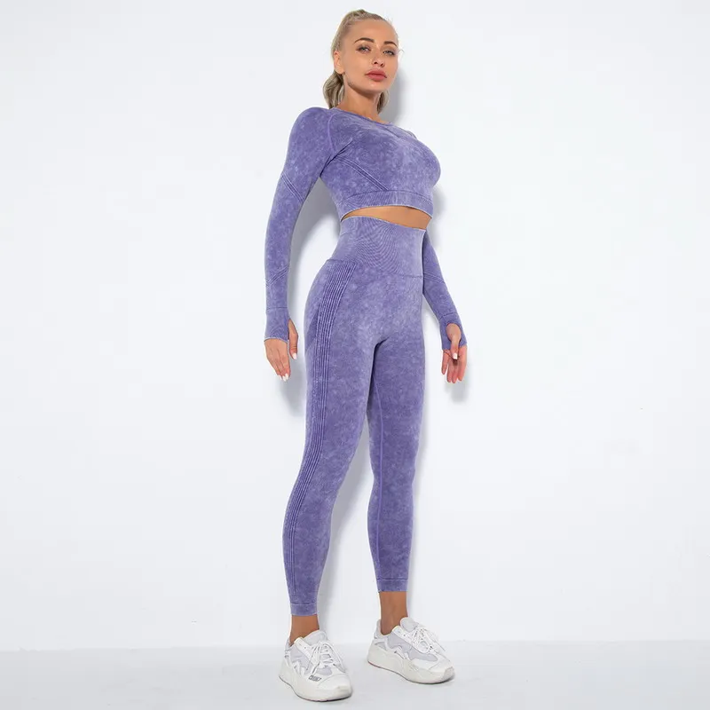 

2022 OEM Custom Gym Fitness Yoga Sets Two Piece Sports Yoga Suit Add Your Logo Yoga Active Wear Set, As pictures