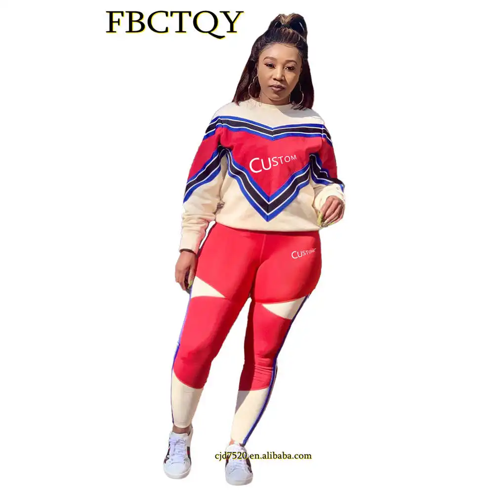 

Fall 2022 pants sets Two piece set women clothing Fashion street Joining together women Long sleeve Sweatshirts