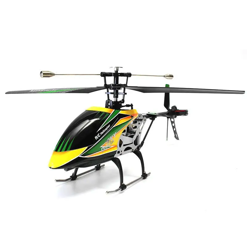 

Hot WLtoys V912 RC Helicopter 4CH 2.4G Single Blade Brushless Motor Head Lamp Light RC Quadcopter Helicopter Toys Kids Gift, Green