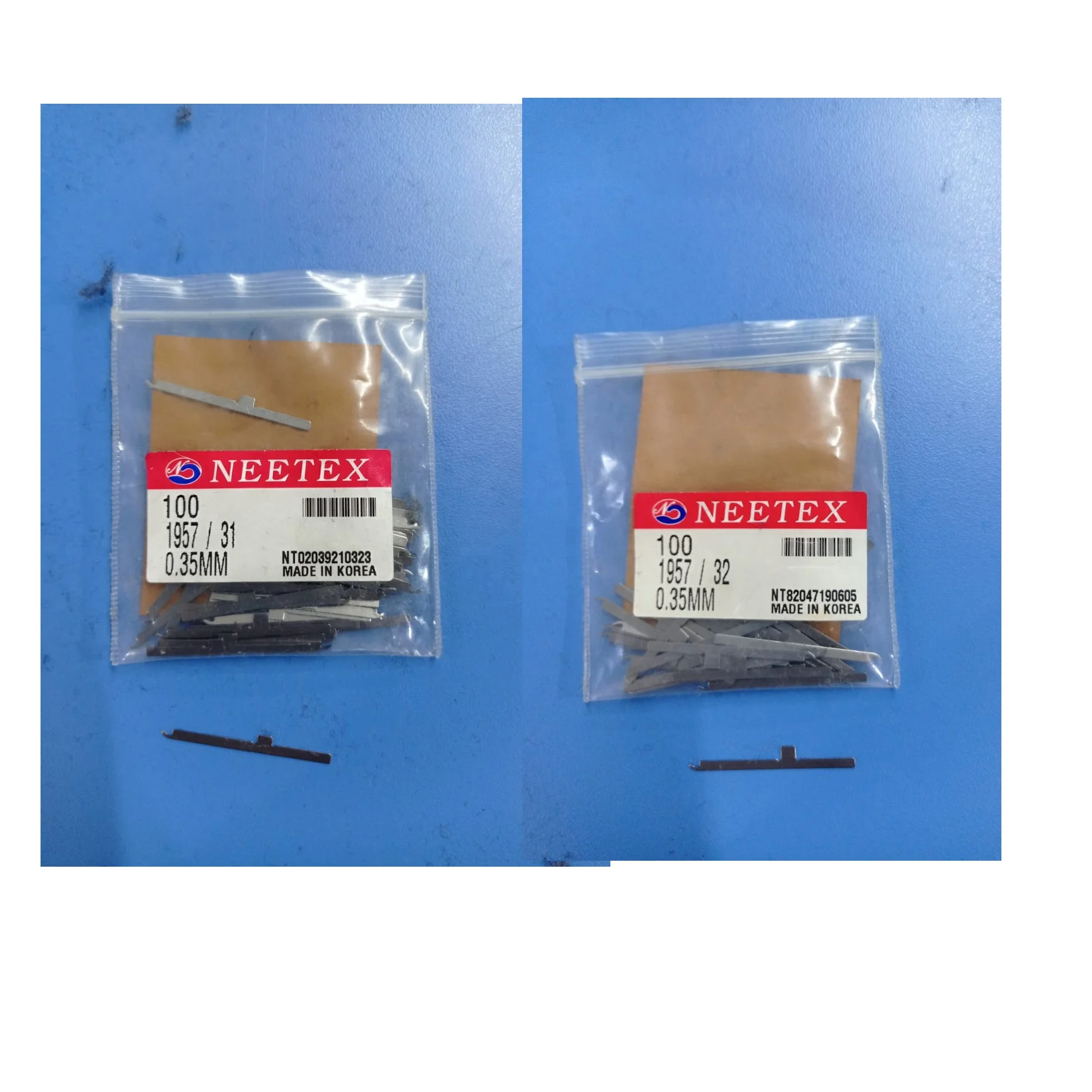 

NEETEX Brand sock knitting machine needles HOFASA 71.85/ 051/ 052/ 053 HOFASA 71.104 N041 1414/090