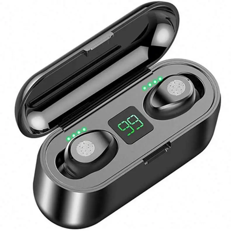 Led Digital Display F9 Tws Wireless Bluetooth Earphone For Samsung HuaWei Smart Phones