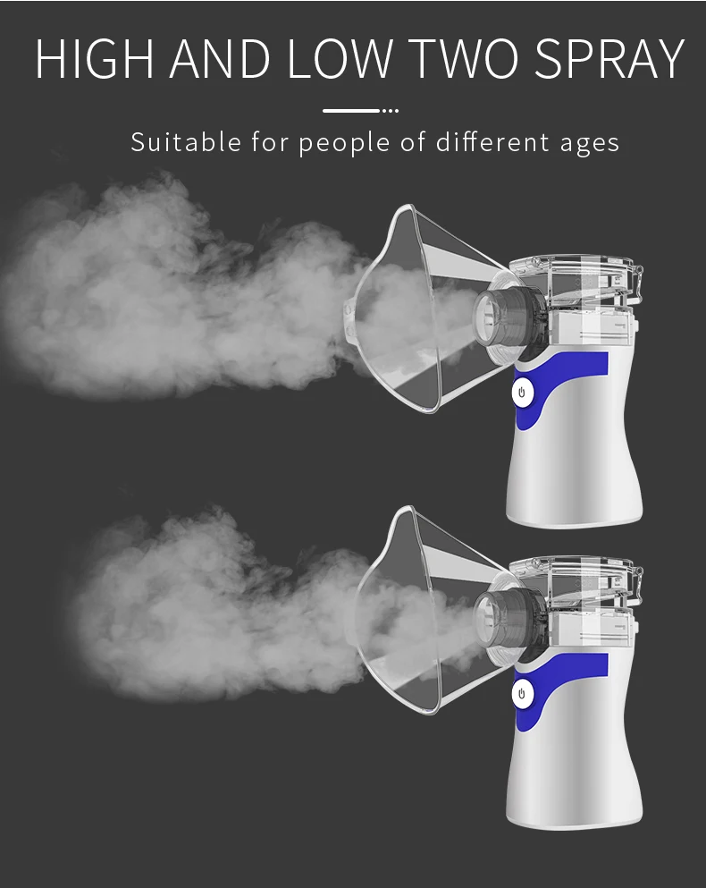 
Home use Inhaler Nebulizer mini Medical Ultrasonic Atomizer Children and Adult Asthma Health Care Medical Treatment Nebulizer 