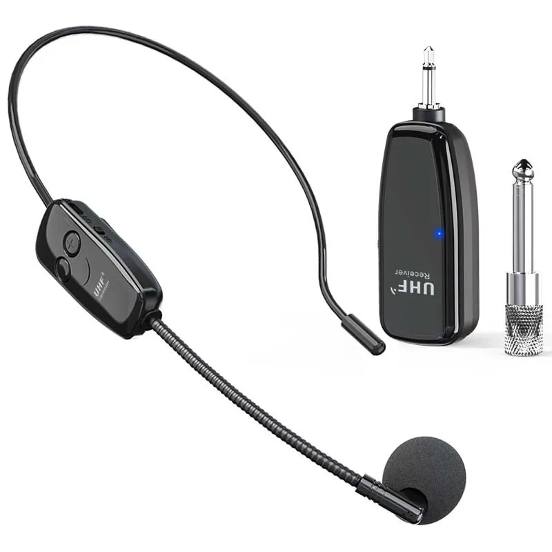 

Competitive factory price Capacitance Mono UHF Universal wireless headset microphone