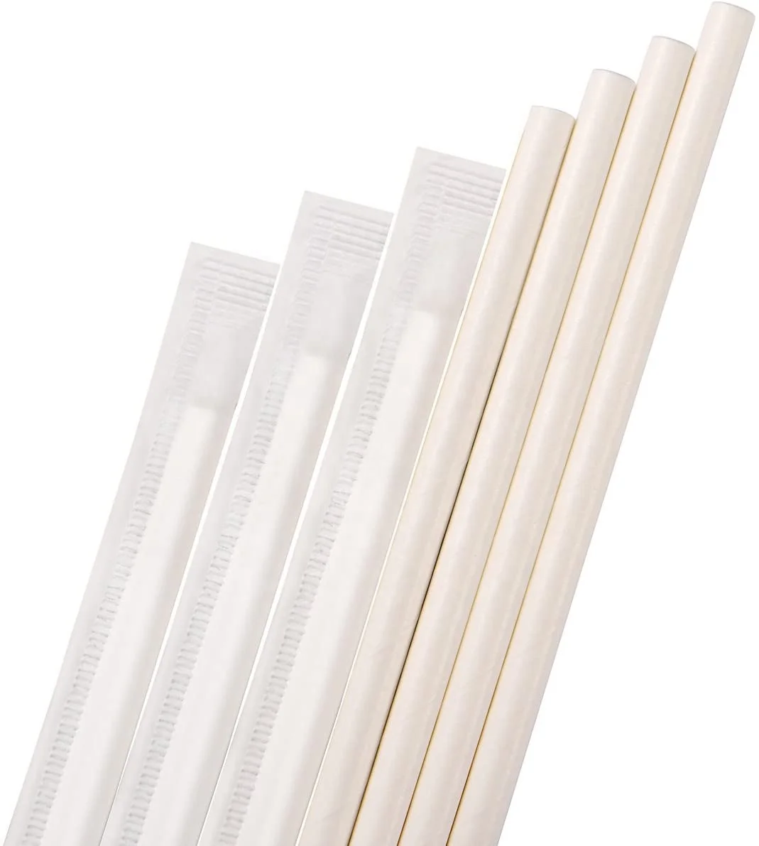 

Eco Drinking Straws 6mm White Flexible Paper Straw Great For Smoothies, White/others