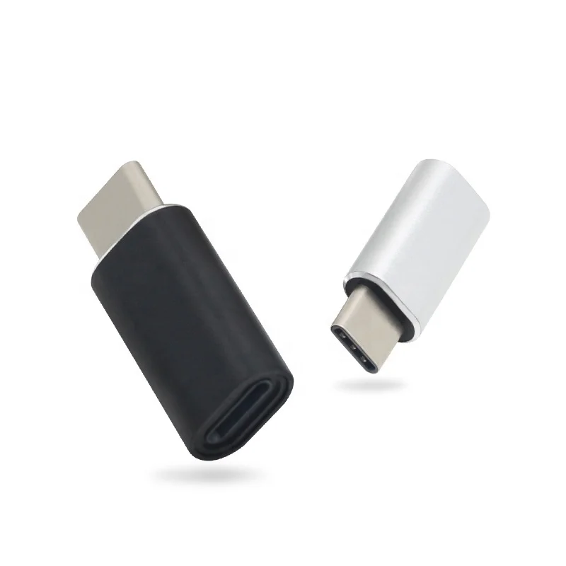 Premium For iPhone Lightning iOS 8Pin Female To USB Type C Male Converter Adapter With Aluminium Alloy Shell